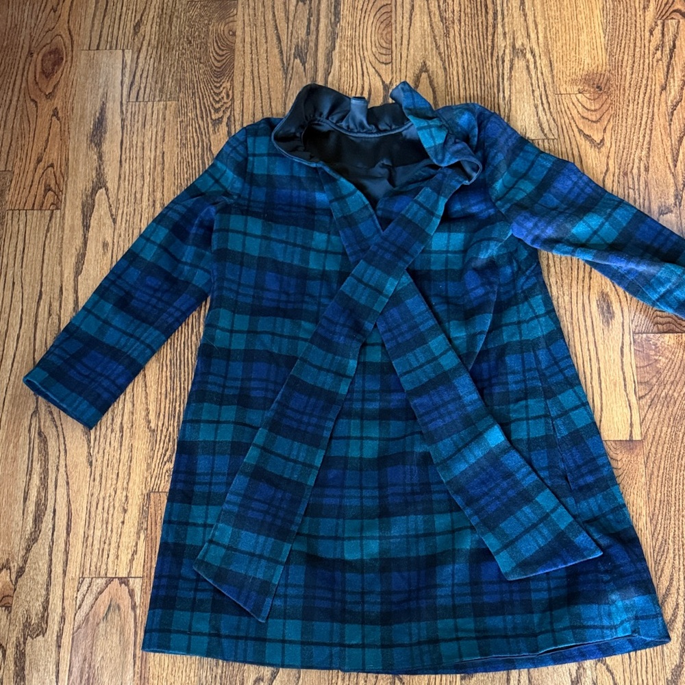 Tuckernuck  Dress in Blue and Green plaid size small - Picture 3 of 3
